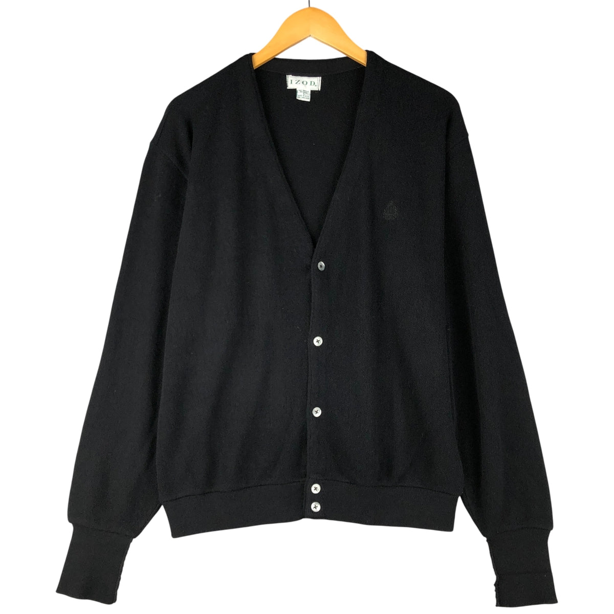 Lacoste IZOD Acrylic Knit Cardigan, Made in USA, Men's Size L