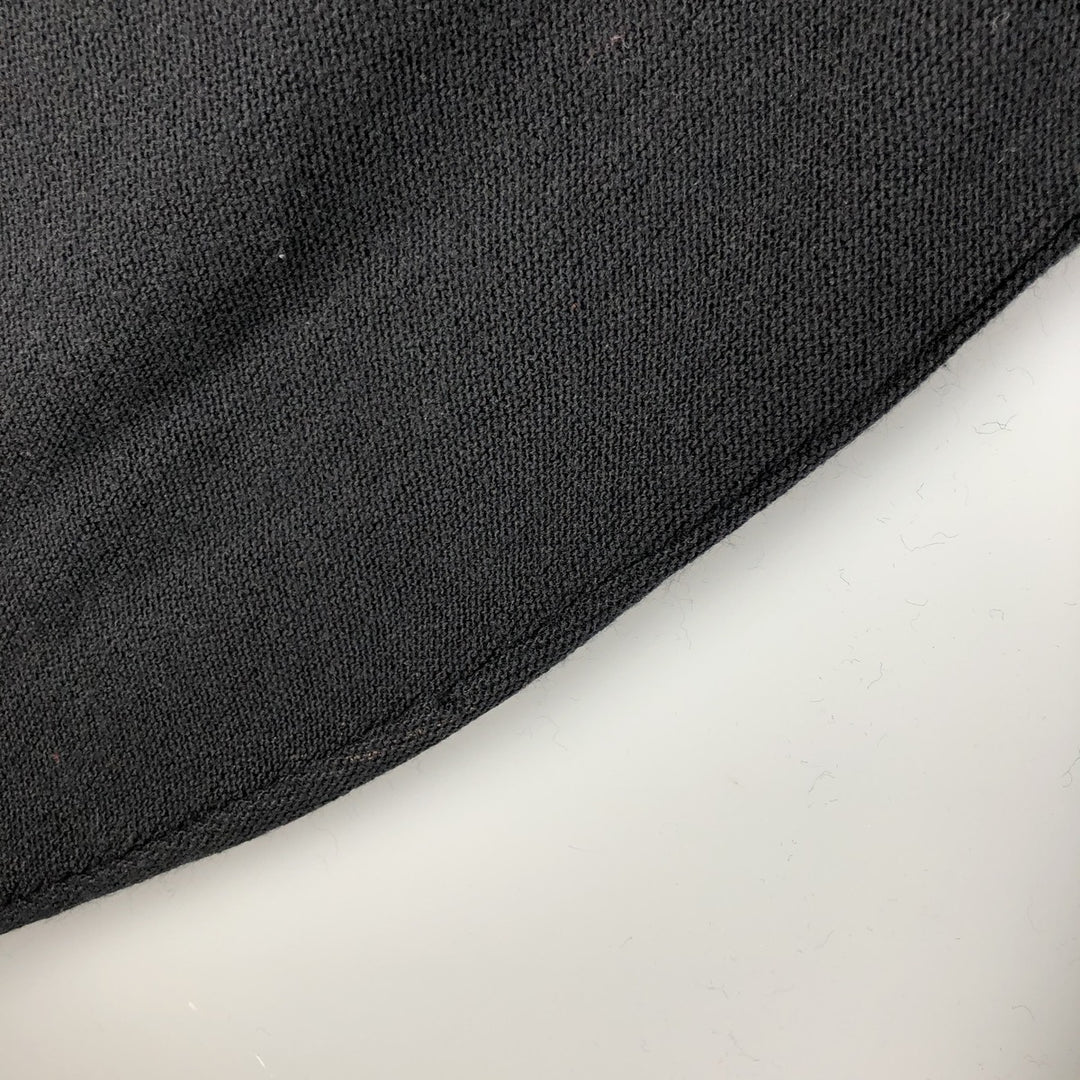 Lacoste IZOD Acrylic Knit Cardigan, Made in USA, Men's Size L acrylic black type Vintage Second Hand