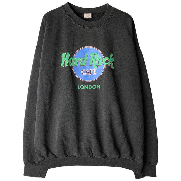 Vintage HARD ROCK CAFE Advertising Sweatshirt, Men's XL cotton black type Vintage Second Hand