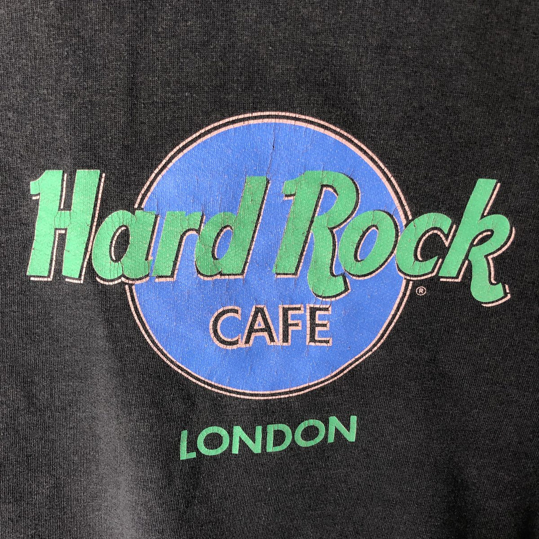 Vintage HARD ROCK CAFE Advertising Sweatshirt, Men's XL cotton black type Vintage Second Hand