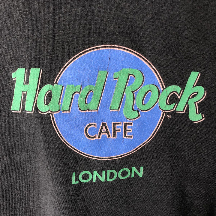 Vintage HARD ROCK CAFE Advertising Sweatshirt, Men's XL cotton black type Vintage Second Hand