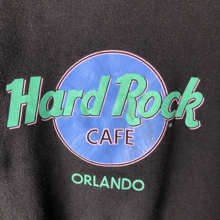 HARD ROCK CAFE Advertising Sweatshirt, Men's Size XL unclear black type Vintage Second Hand