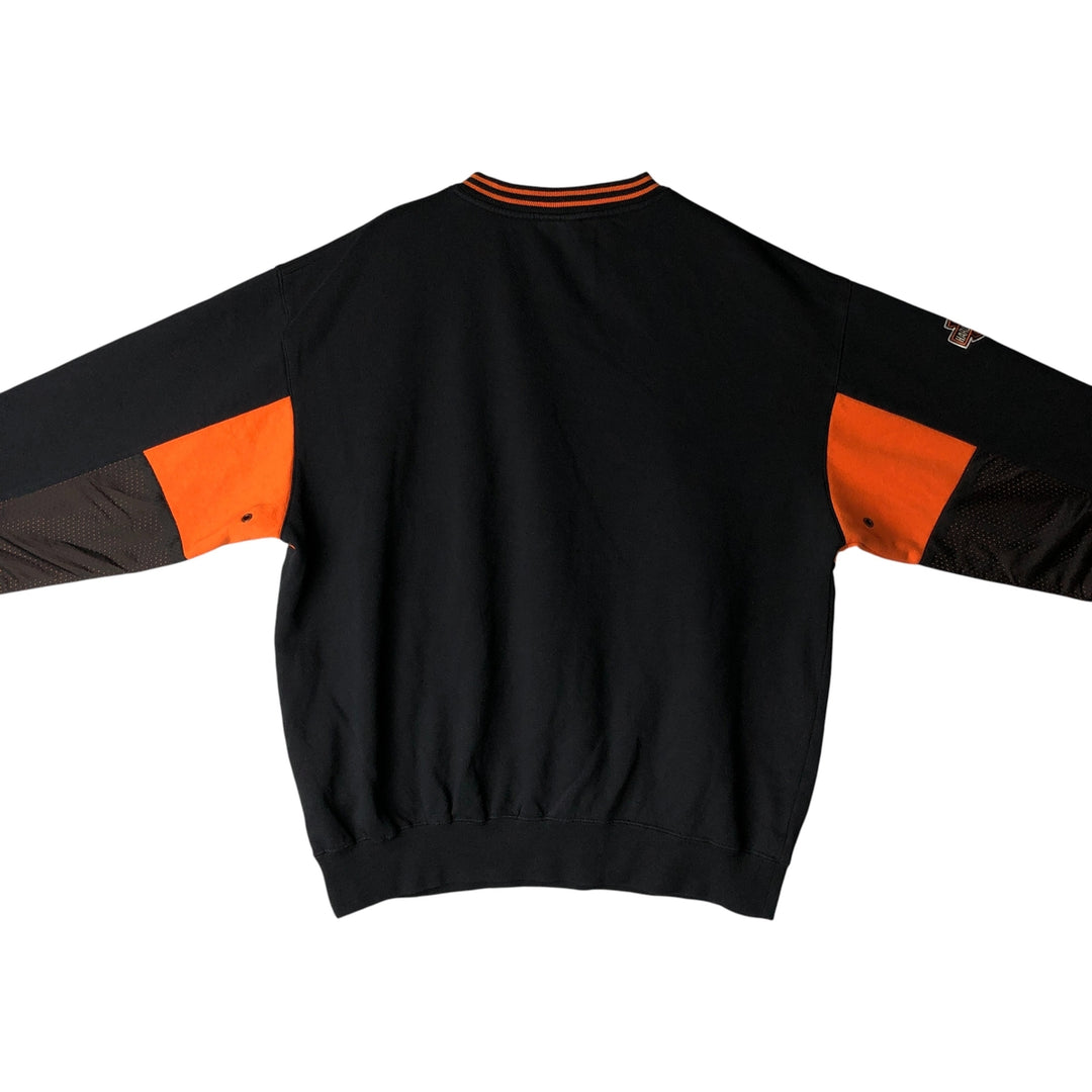 Harley-Davidson V-neck advertising sweatshirt, men's size XL unclear black type Vintage Second Hand