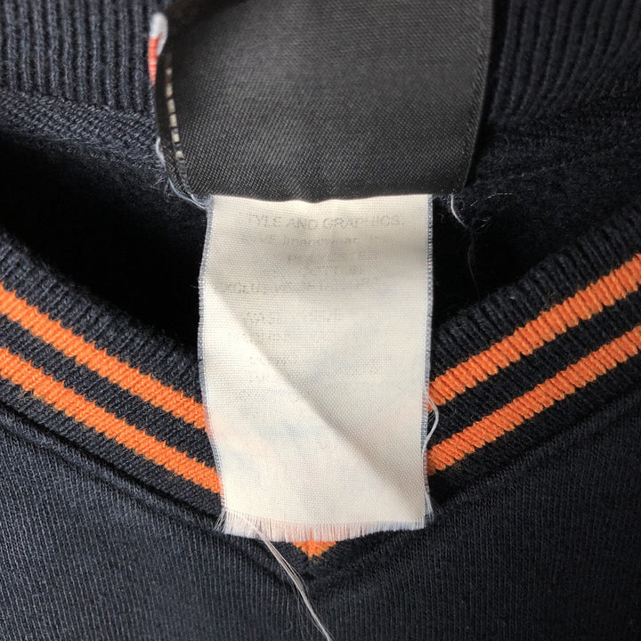 Harley-Davidson V-neck advertising sweatshirt, men's size XL unclear black type Vintage Second Hand