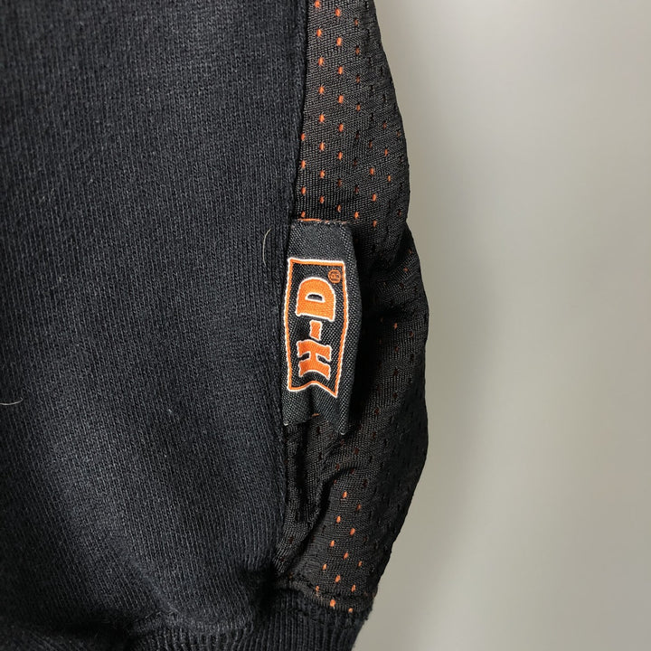 Harley-Davidson V-neck advertising sweatshirt, men's size XL unclear black type Vintage Second Hand