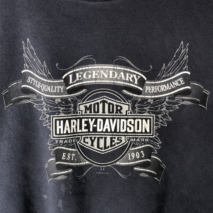 Harley-Davidson Advertising Sweatshirt, Men's XXL unclear Navy blue Vintage Second Hand