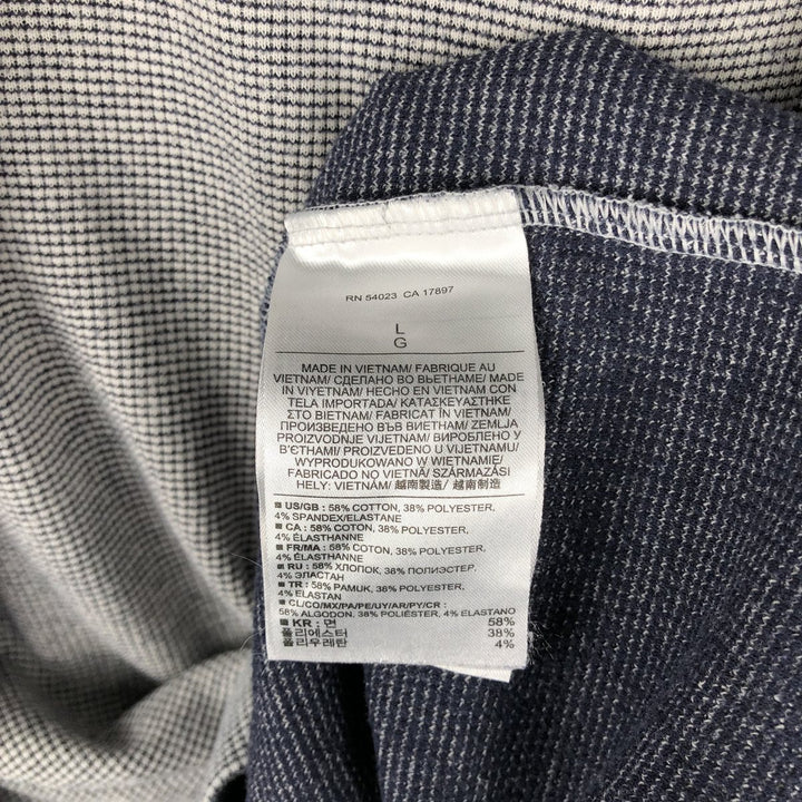 Banana Republic Thermal Long T-Shirt, Men's Size L cotton gray type Vintage Second Hand