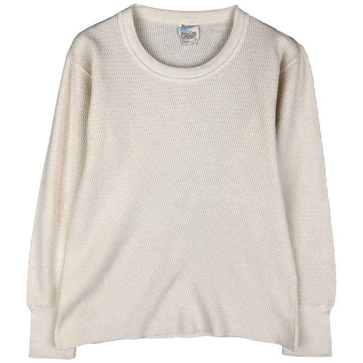 Vintage 1970'S Sears Thermallon T-shirt, Honeycomb, Men's Size L acrylic unbleached Vintage Second Hand