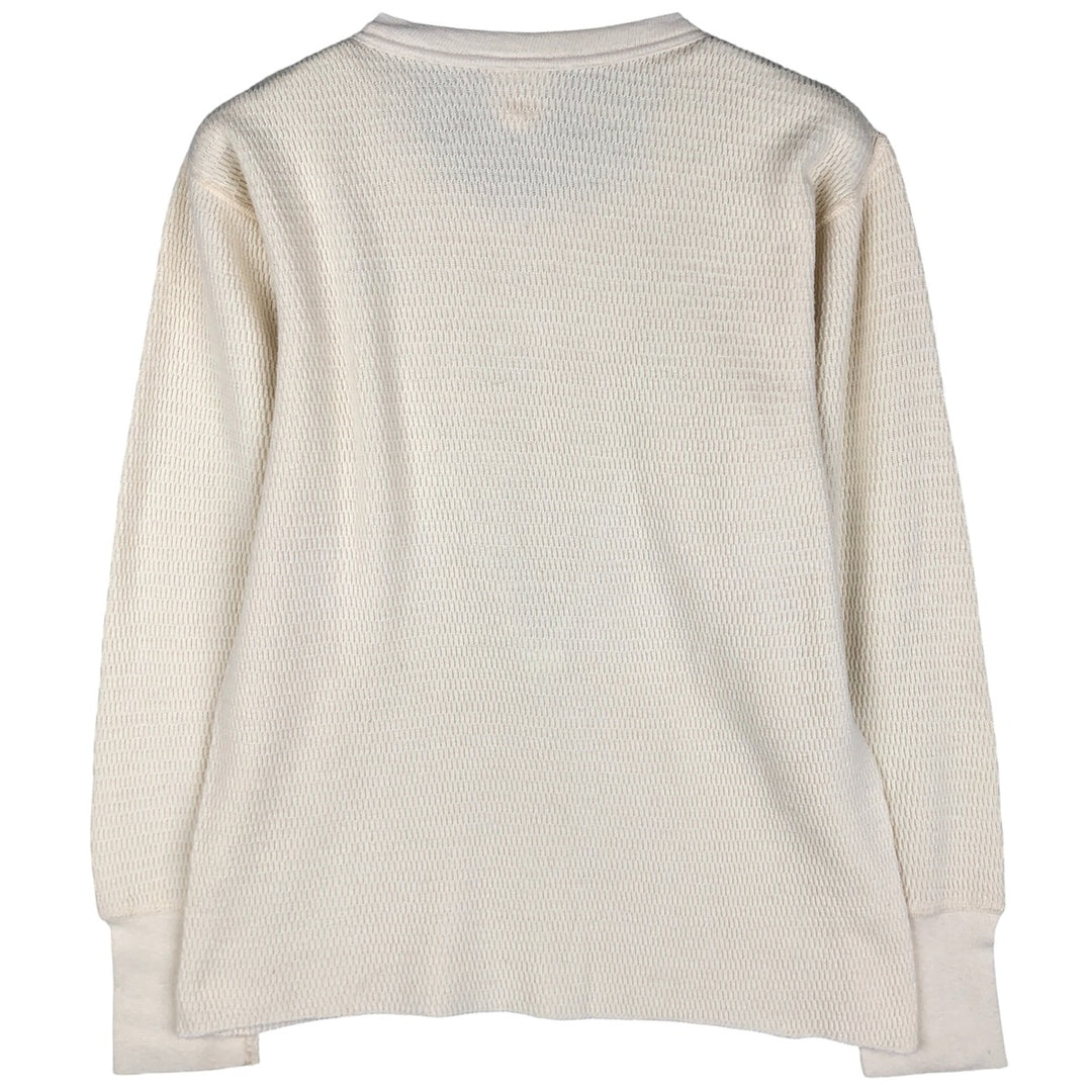 Vintage 1970'S Sears Thermallon T-shirt, Honeycomb, Men's Size L acrylic unbleached Vintage Second Hand