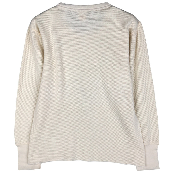 Vintage 1970'S Sears Thermallon T-shirt, Honeycomb, Men's Size L acrylic unbleached Vintage Second Hand