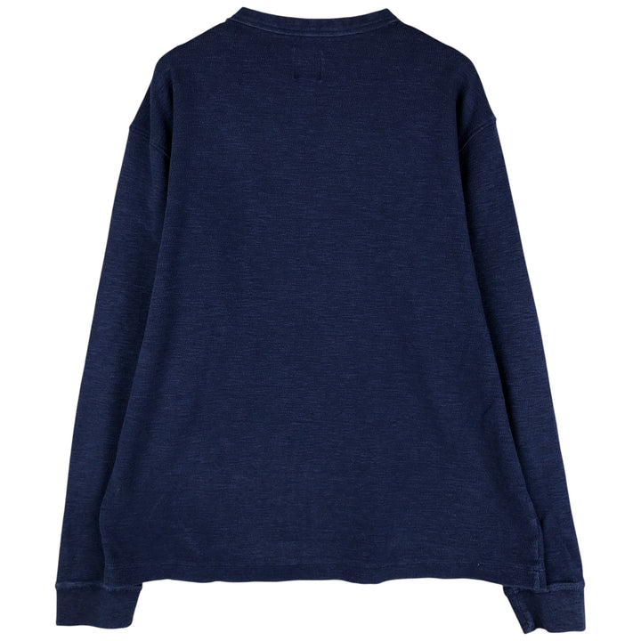 GAP Thermallon T-shirt, Honeycomb, Men's XL cotton navy blue type Vintage Second Hand