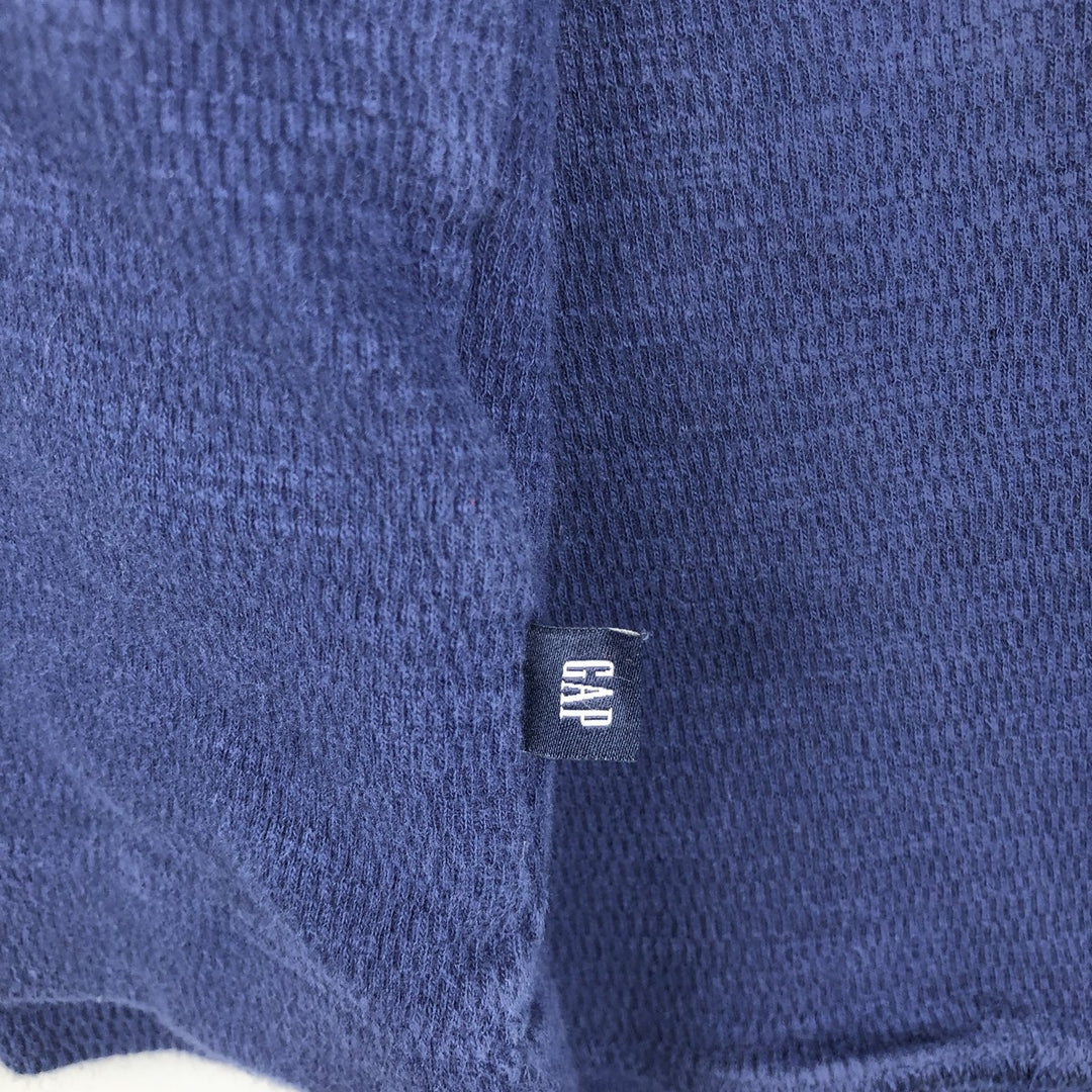 GAP Thermallon T-shirt, Honeycomb, Men's XL cotton navy blue type Vintage Second Hand