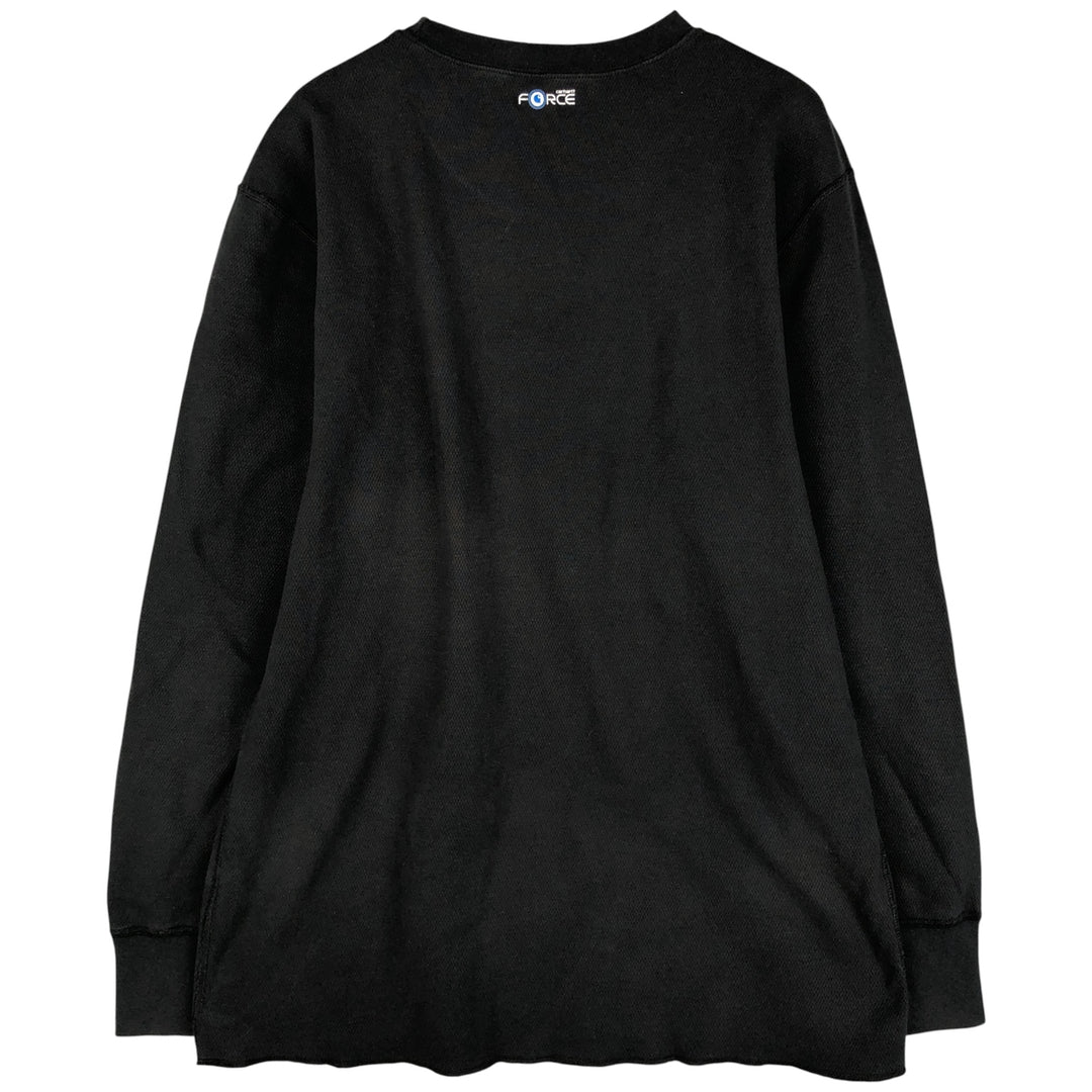 Carhartt Thermal Ron T-shirt, Honeycomb, Men's XL size cotton navy blue type Vintage Second Hand