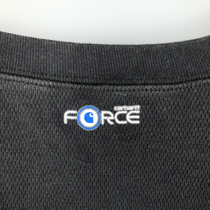 Carhartt Thermal Ron T-shirt, Honeycomb, Men's XL size cotton navy blue type Vintage Second Hand