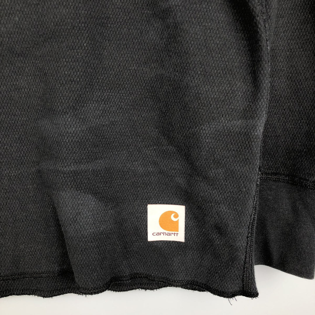 Carhartt Thermal Ron T-shirt, Honeycomb, Men's XL size cotton navy blue type Vintage Second Hand