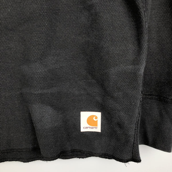 Carhartt Thermal Ron T-shirt, Honeycomb, Men's XL size cotton navy blue type Vintage Second Hand