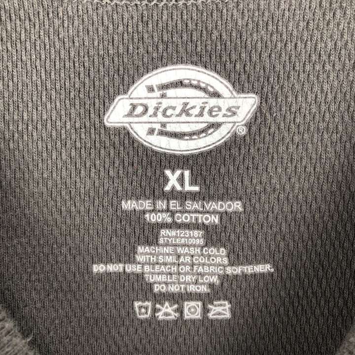 Dickies Thermal Long T-shirt, Honeycomb, Men's XL cotton gray type Vintage Second Hand