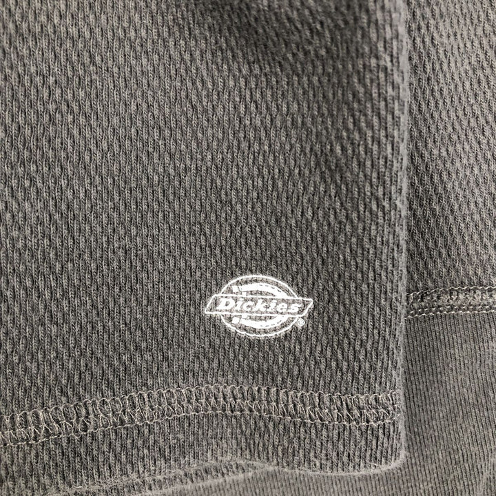 Dickies Thermal Long T-shirt, Honeycomb, Men's XL cotton gray type Vintage Second Hand