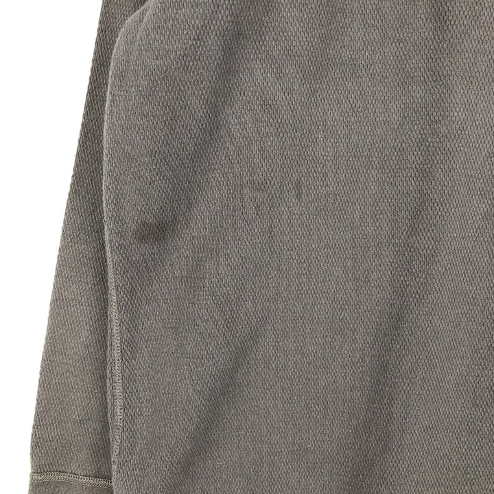 Dickies Thermal Long T-shirt, Honeycomb, Men's XL cotton gray type Vintage Second Hand