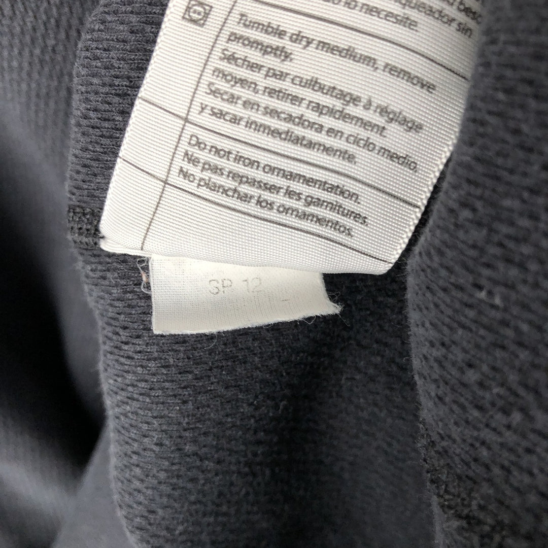 Carhartt Thermal Long T-Shirt, Waffle, Men's Size L cotton black type Vintage Second Hand