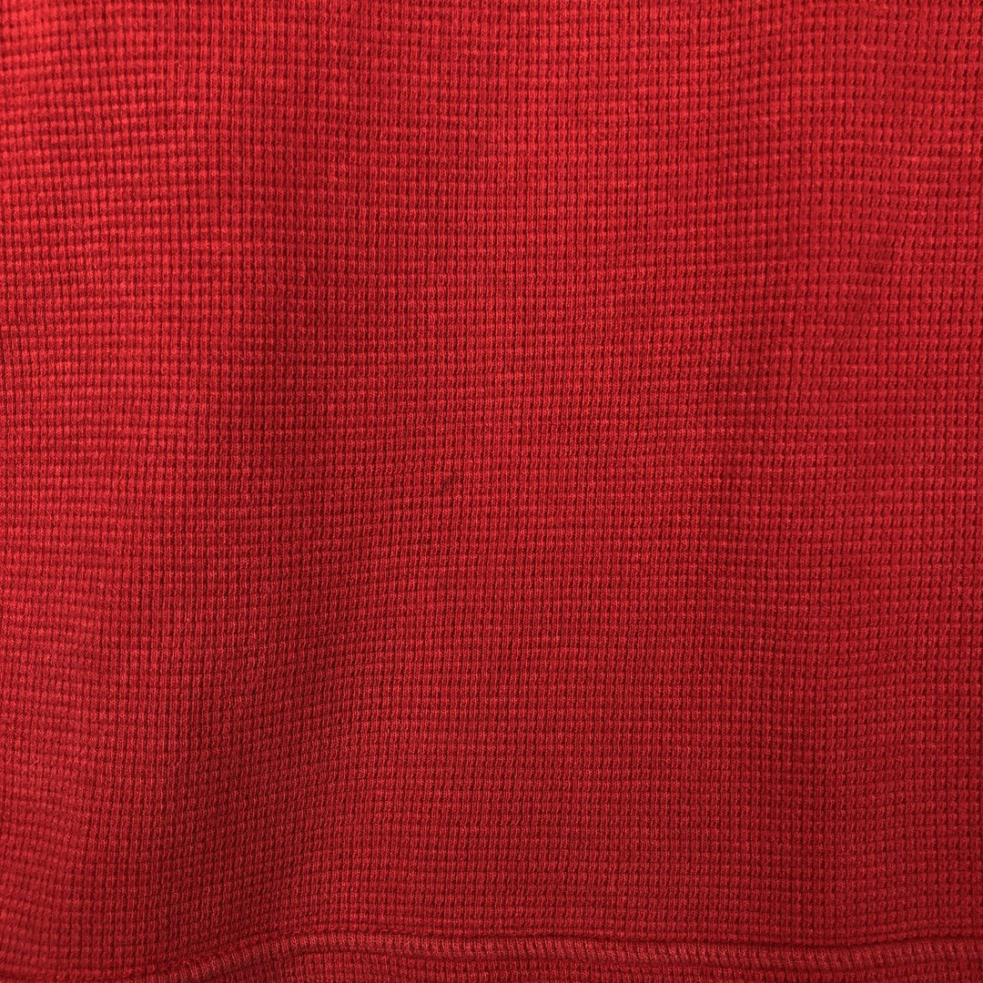 Ralph Lauren POLO RALPH LAUREN Thermal Long T-Shirt, Men's Size M cotton red type Vintage Second Hand