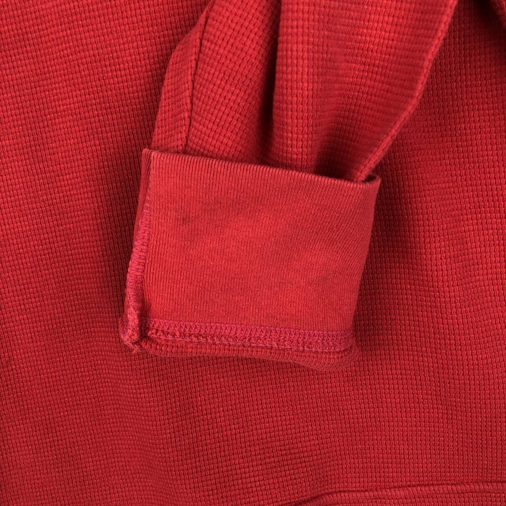 Ralph Lauren POLO RALPH LAUREN Thermal Long T-Shirt, Men's Size M cotton red type Vintage Second Hand