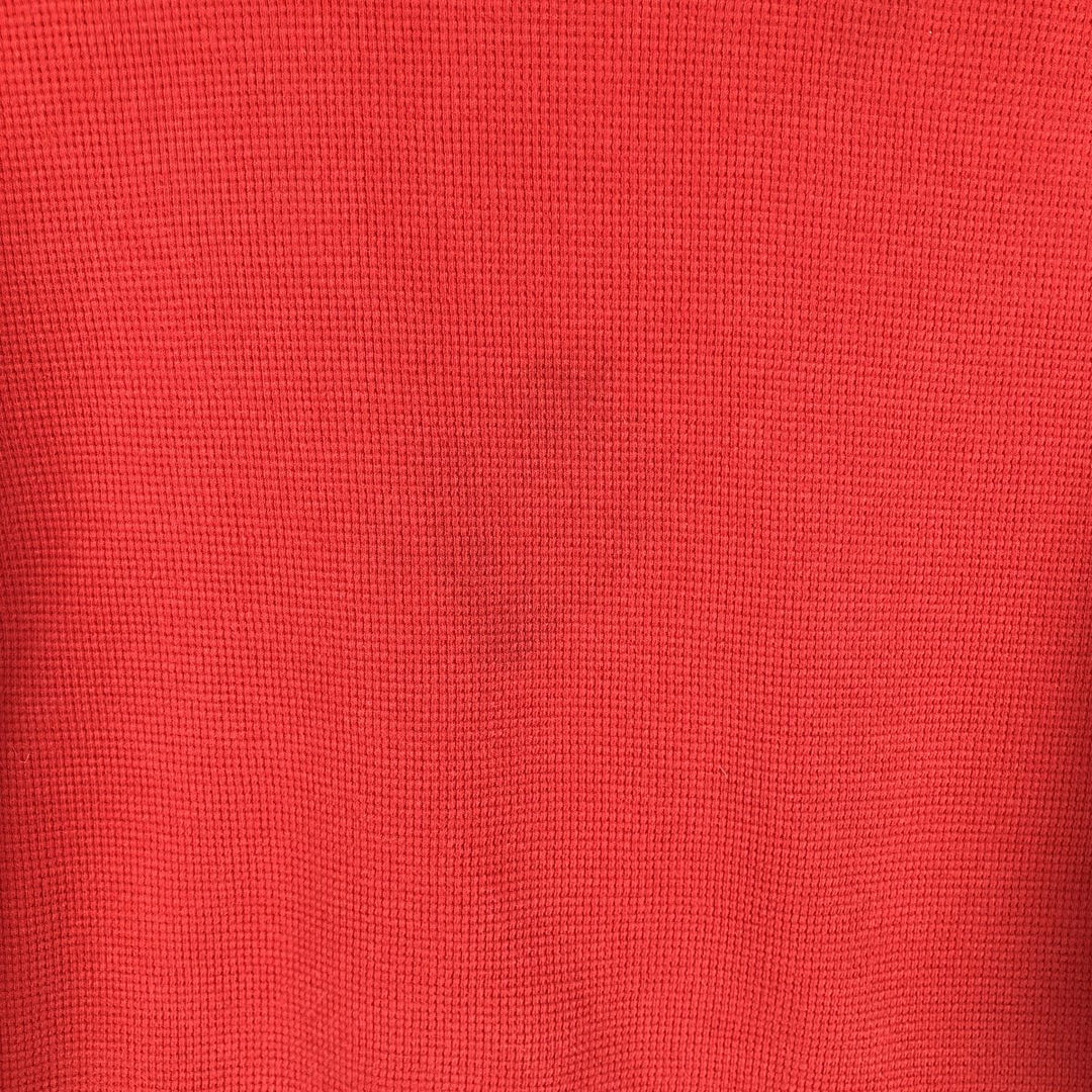 Ralph Lauren POLO RALPH LAUREN Polo Bear Thermal Long T-Shirt, Men's Size Medium cotton red type Vintage Second Hand