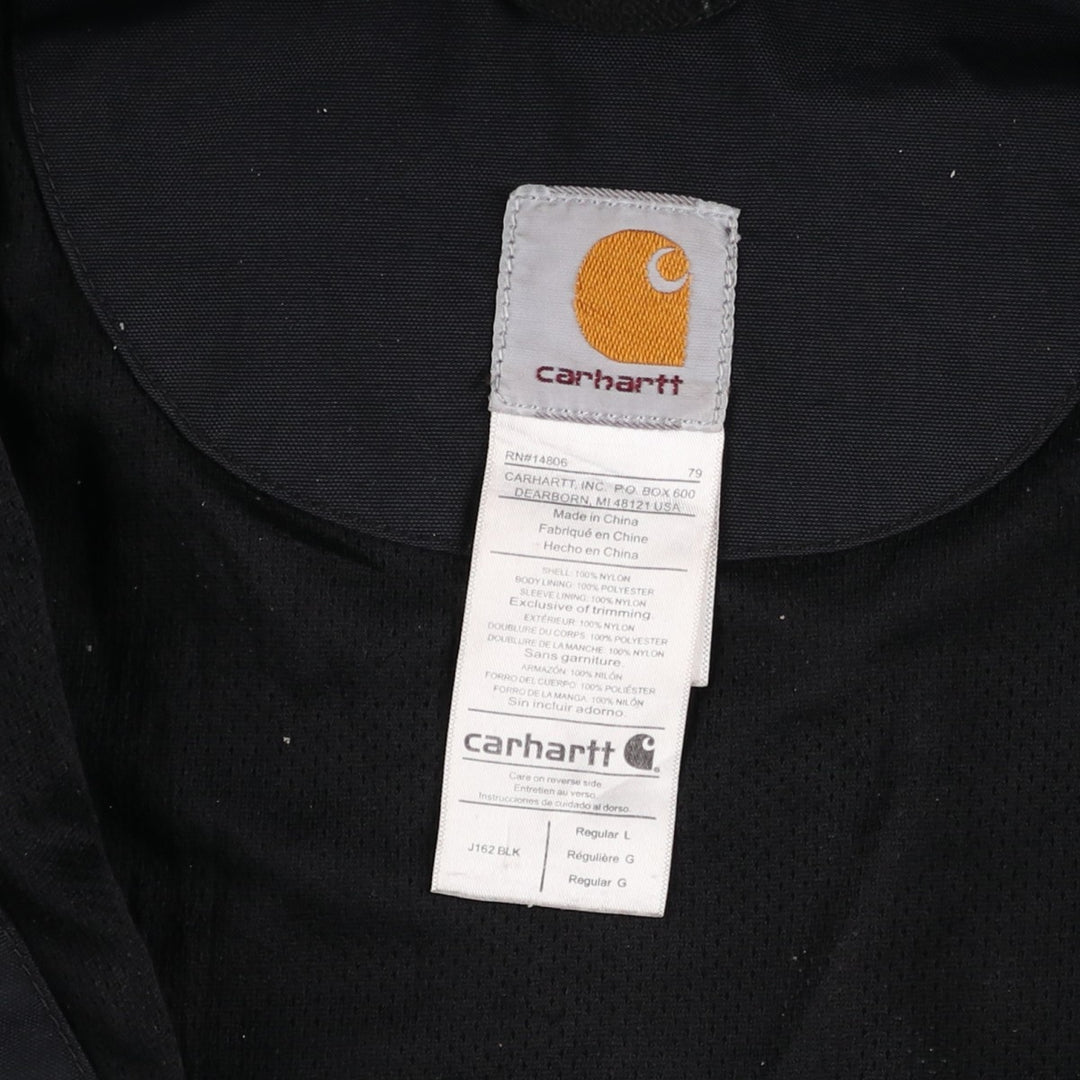 Carhartt Nylon Parka, Men's Size L Nylon black type Vintage Second Hand