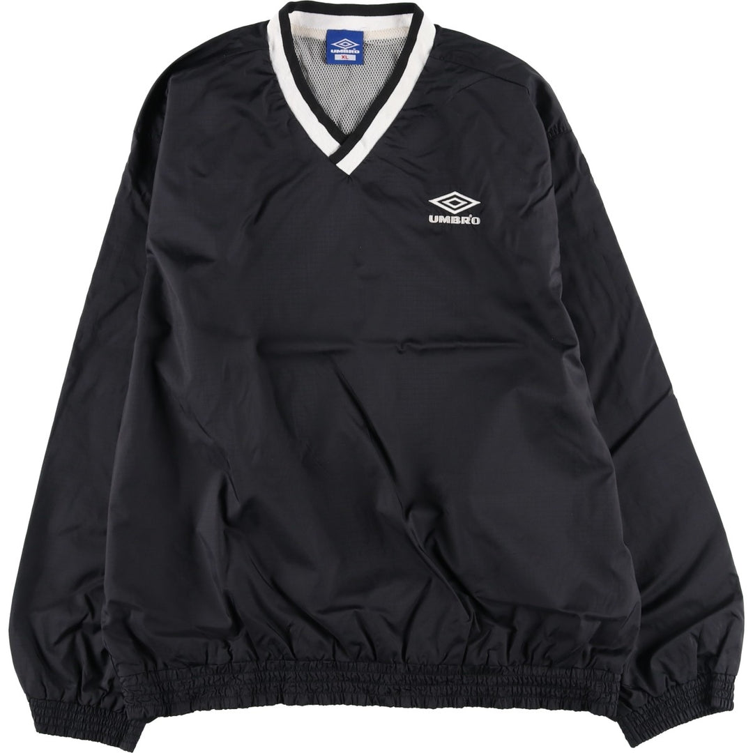 90'S Umbro Warm-Up Pullover, Men's XL, Vintage unclear black type Vintage Second Hand