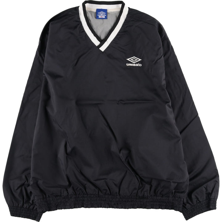 90'S Umbro Warm-Up Pullover, Men's XL, Vintage unclear black type Vintage Second Hand