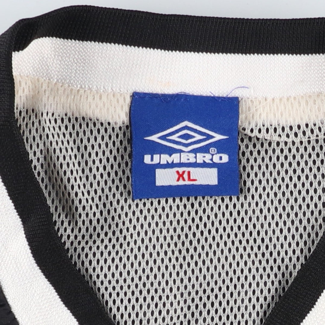 90'S Umbro Warm-Up Pullover, Men's XL, Vintage unclear black type Vintage Second Hand
