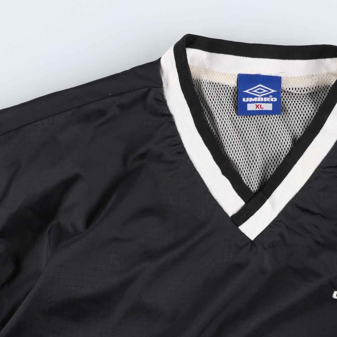 90'S Umbro Warm-Up Pullover, Men's XL, Vintage unclear black type Vintage Second Hand