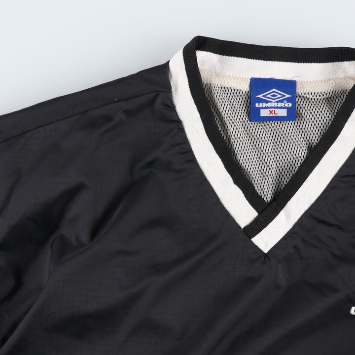 90'S Umbro Warm-Up Pullover, Men's XL, Vintage unclear black type Vintage Second Hand