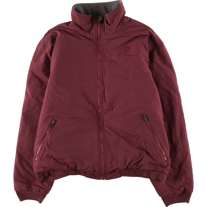 90s-00'S LLBean Men's XL Vintage Padded Puffer Jacket Nylon red type Vintage Second Hand