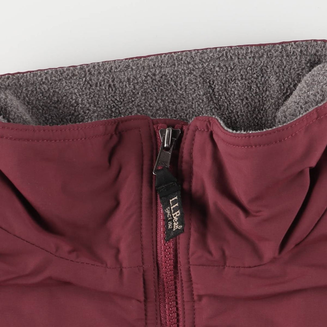 90s-00'S LLBean Men's XL Vintage Padded Puffer Jacket Nylon red type Vintage Second Hand