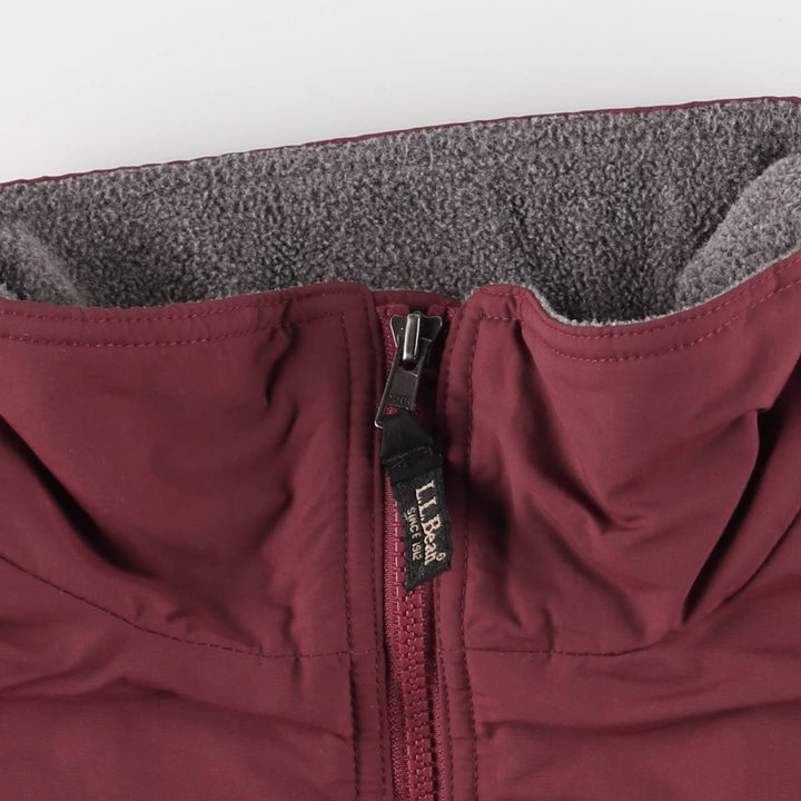 90s-00'S LLBean Men's XL Vintage Padded Puffer Jacket Nylon red type Vintage Second Hand