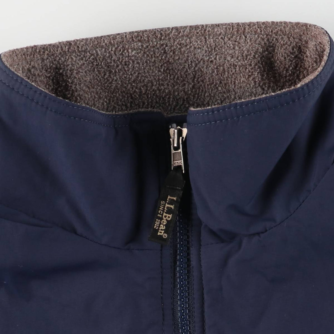 90s-00'S LLBean Vintage Padded Puffer Jacket, Men's Size Medium Nylon navy blue type Vintage Second Hand