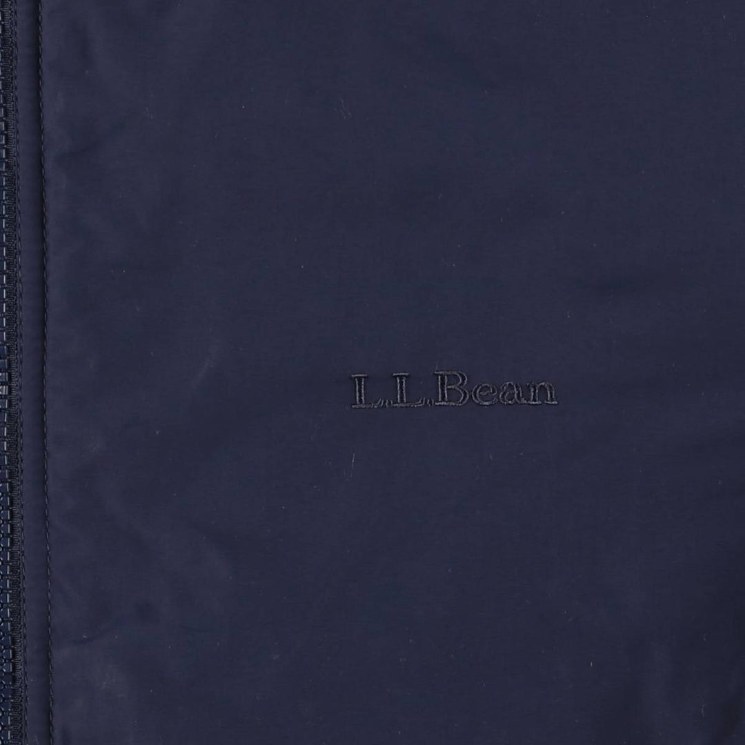 90s-00'S LLBean Vintage Padded Puffer Jacket, Men's Size Medium Nylon navy blue type Vintage Second Hand