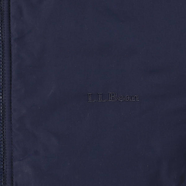 90s-00'S LLBean Vintage Padded Puffer Jacket, Men's Size Medium Nylon navy blue type Vintage Second Hand
