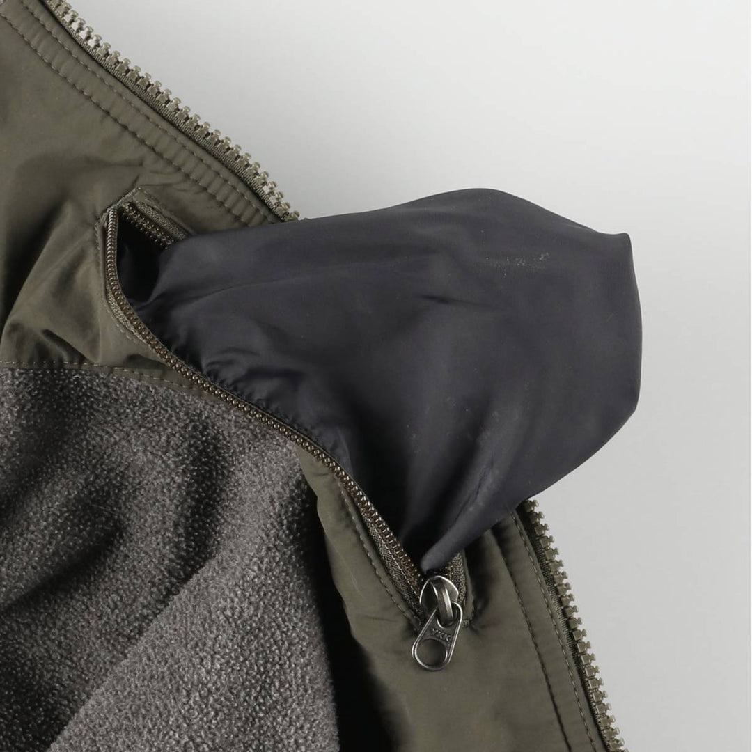 90s-00'S LLBean Men's XXL Vintage Padded Puffer Jacket Nylon Khaki type Vintage Second Hand