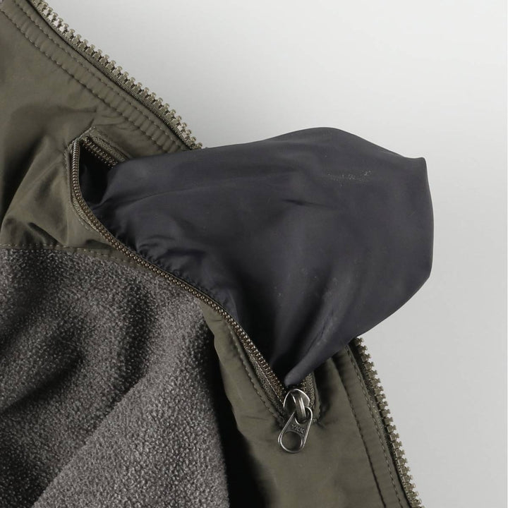 90s-00'S LLBean Men's XXL Vintage Padded Puffer Jacket Nylon Khaki type Vintage Second Hand