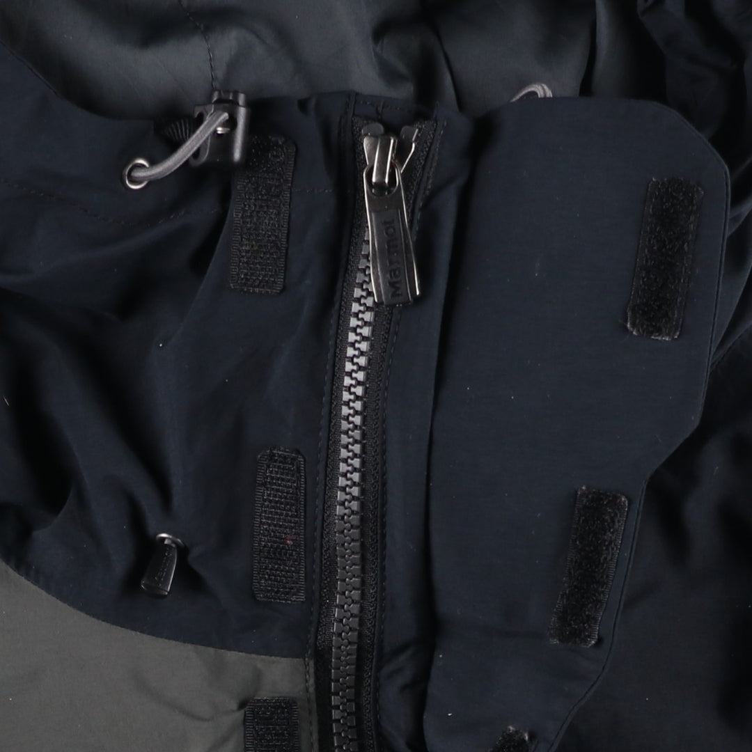 2000'S Marmot padded parka/puffer jacket, men's size M Nylon black type Vintage Second Hand