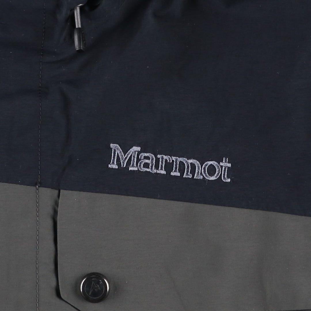 2000'S Marmot padded parka/puffer jacket, men's size M Nylon black type Vintage Second Hand