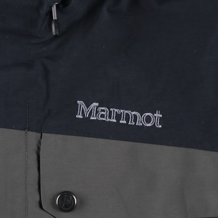 2000'S Marmot padded parka/puffer jacket, men's size M Nylon black type Vintage Second Hand