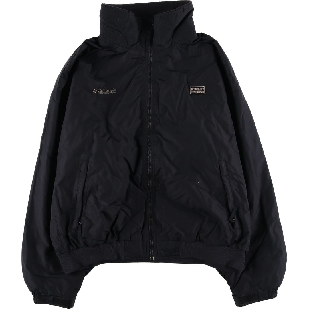 00'S Columbia padded jacket, puffer jacket, men's XL size Nylon black type Vintage Second Hand