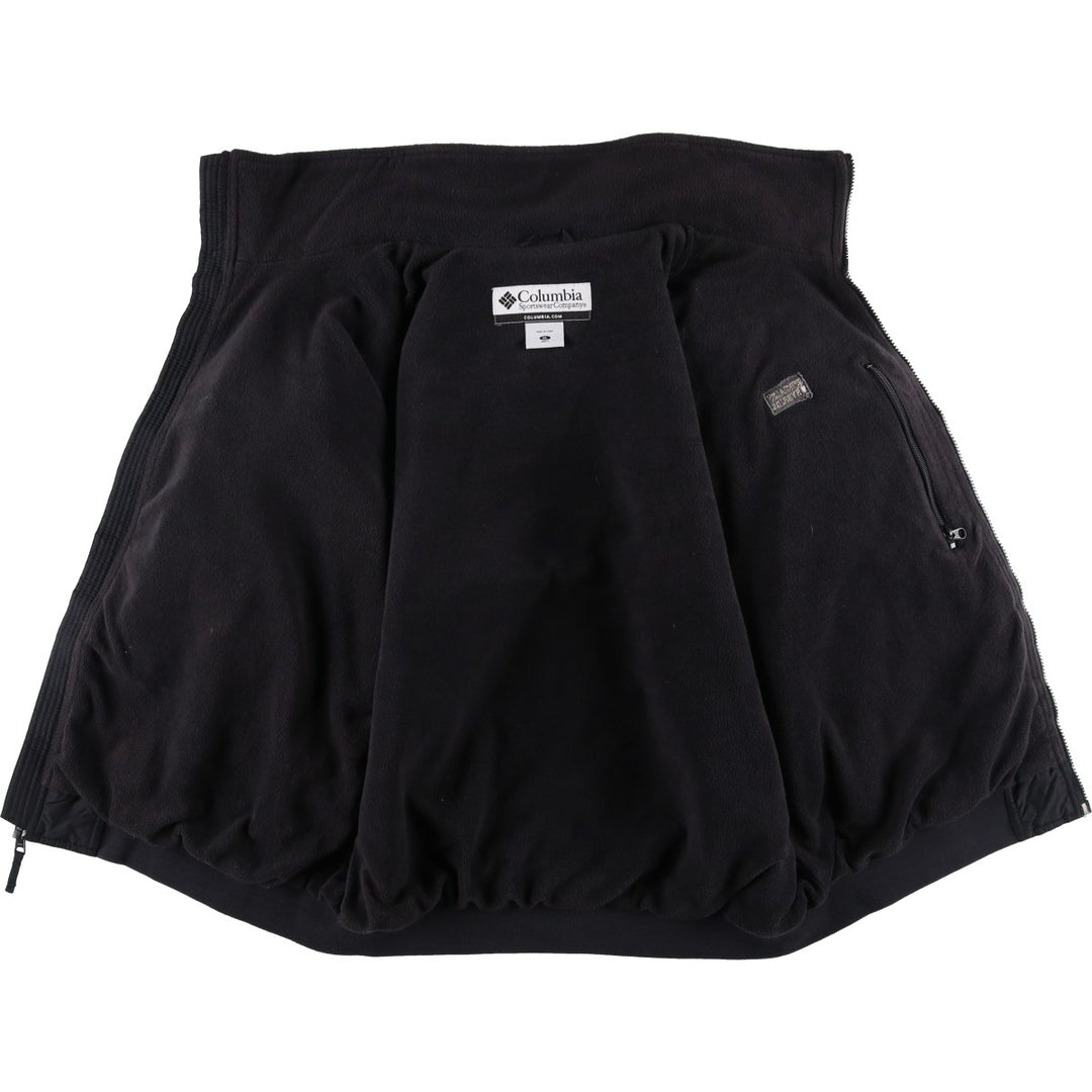 00'S Columbia padded jacket, puffer jacket, men's XL size Nylon black type Vintage Second Hand