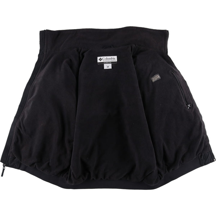 00'S Columbia padded jacket, puffer jacket, men's XL size Nylon black type Vintage Second Hand