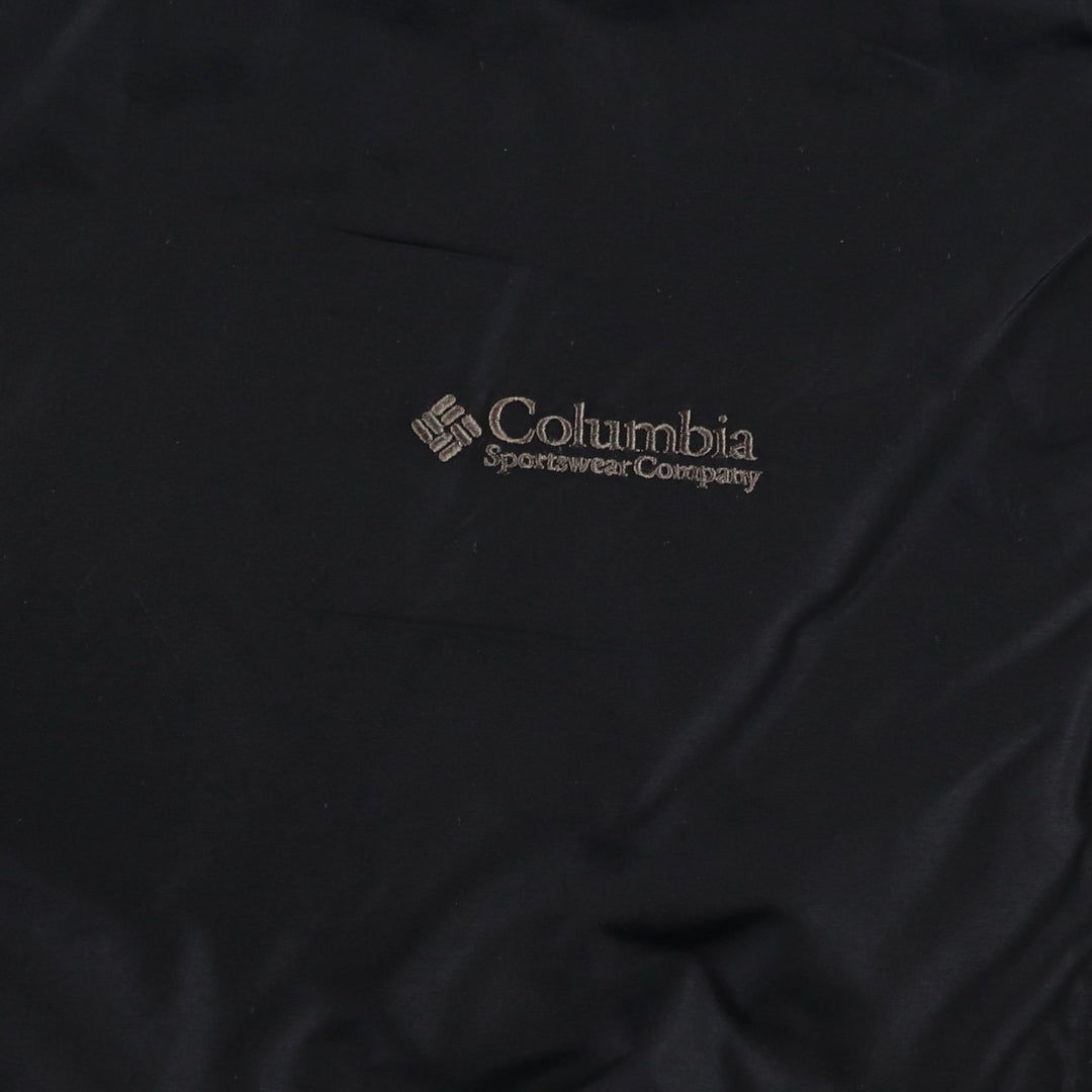 00'S Columbia padded jacket, puffer jacket, men's XL size Nylon black type Vintage Second Hand