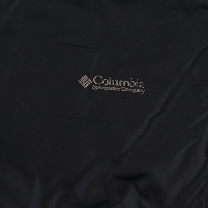 00'S Columbia padded jacket, puffer jacket, men's XL size Nylon black type Vintage Second Hand