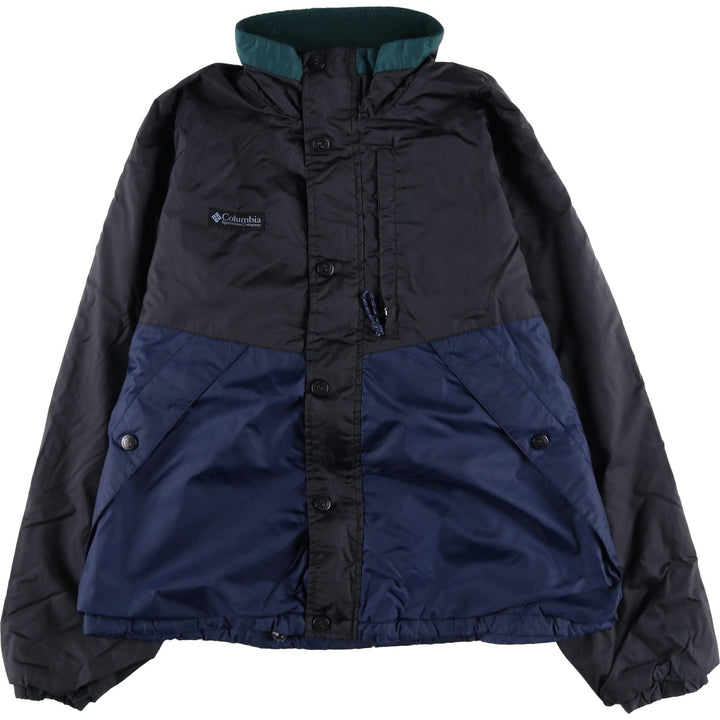 90s-00'S Columbia Padded Puffer Jacket, Men's Size Medium unclear black type Vintage Second Hand